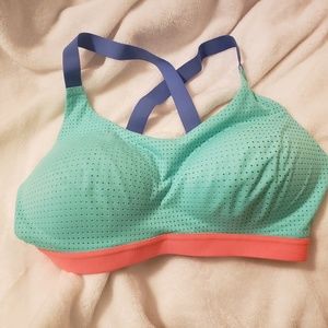 Victoria's Secret Blue-Green & Orange SPORT Bra
